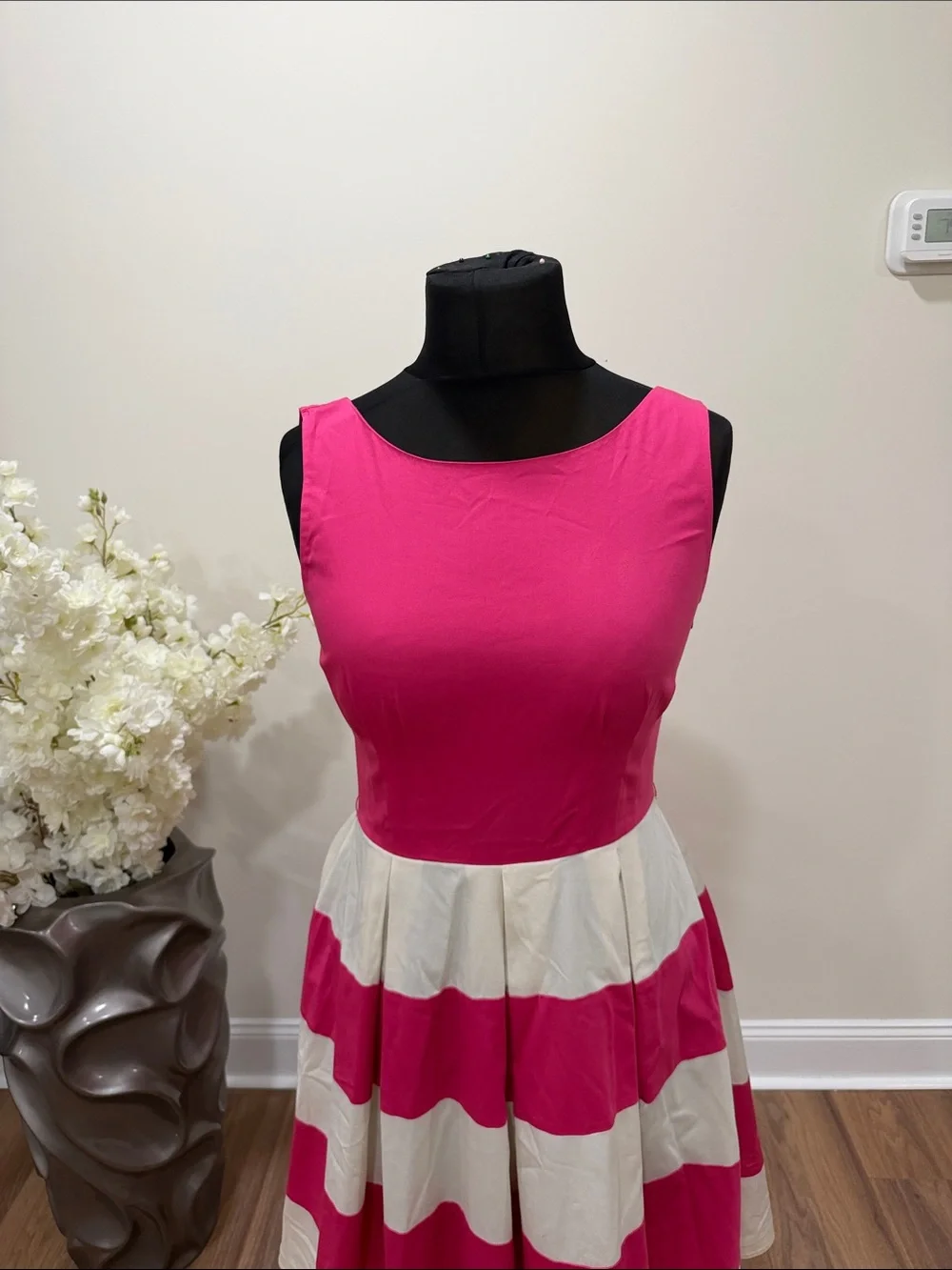 KATE SPADE   White Striped Celina Mini Dress